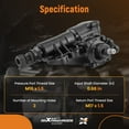 thumbnail image 4 of maXpeedingrods 27-8473 Power Steering Gear Box Gearbox for Toyota 4Runner 1989-1991, for Toyota Pickup 1985-1988, 2.4L 3.0L, Replace # 4411035070, 4411035190, 4 of 7