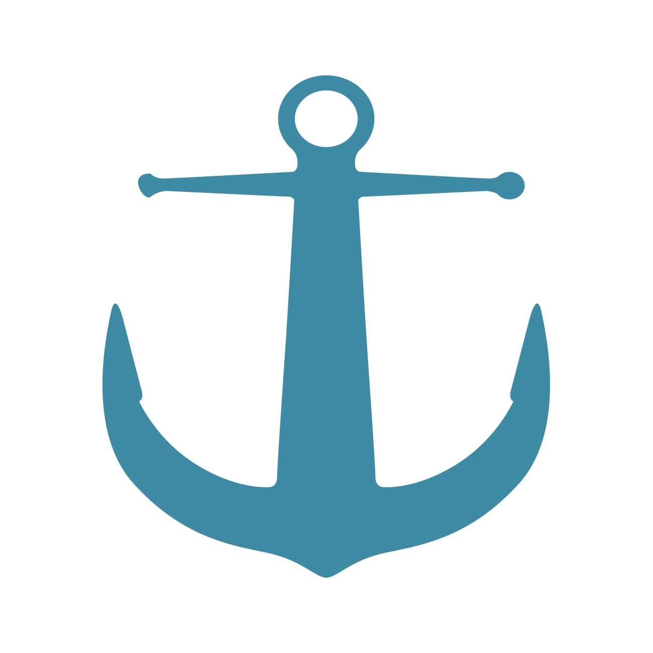 Boat Anchor Sticker Decal Die Cut - Self Adhesive Vinyl - Weatherproof ...