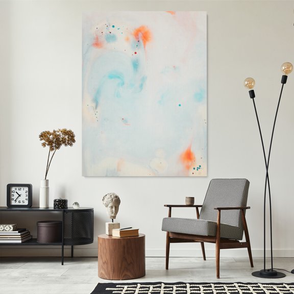 AE Abstract Wall Art | Contemporary Wall Art (30X40 inch) | Framed Canvas Wall Art For Living Room, Bedroom, Bathroom & Kitchen | UL & FSC Certified INK & Material | Made in the USA