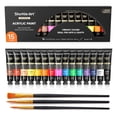 thumbnail image 1 of Set de pintura acrílica Shuttle Art de 15 colores, tubos de 12 ml, 1 of 9