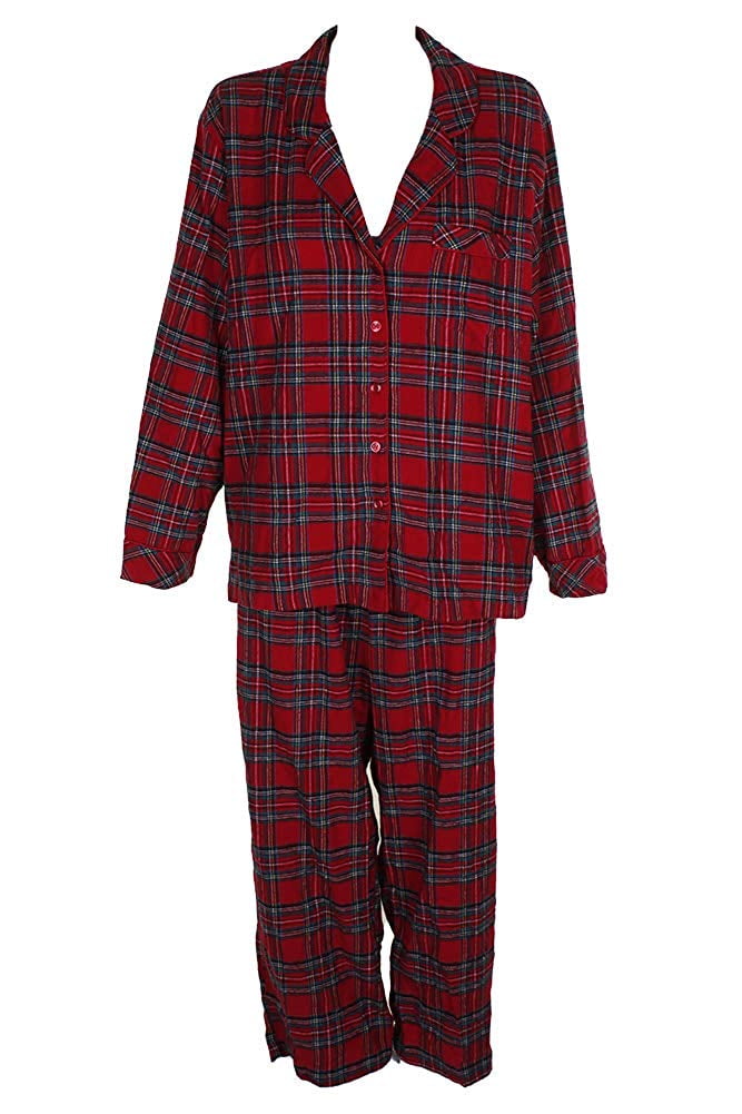 Family pajamas mens brinkley plaid pajama set red s Family Pajamas Mens Brinkley Plaid Pajama Set Red S - Walmart.com