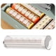 thumbnail image 3 of Caja de almacenamiento compacta para sujetadores, calcetines, ventana visible, 6 compartimentos para armarios. blanco, 3 of 8