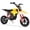 Yellow, variant on Electric Dirt Bike for kids, 350W Motor 15MPH Top Speed, 6.8Miles Range 36V 4Ah Battery, 12*2.75 Inch Inflatable Tires, Rear Disc Brake For Road,Black