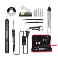 thumbnail image 1 of 14 en 1 Kit de soldador 60W Soldadura de temperatura ajustable Soldador con interruptor ON / OFF 5p Meterk Soldador, 1 of 7