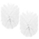 thumbnail image 5 of GOOHOCHY 2 cabezales de repuesto para escobilla de inodoro de plástico, redondos, con forma de bola, color blanco, 5 of 8