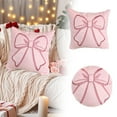 thumbnail image 1 of BotaniNest Decorative Bow Shaped Sofa Cushions And Pillowcases Soft Fabric Home Furnishings, 1 of 6