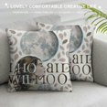 thumbnail image 3 of Orinice Moon Graphic Decorative Men Women Boy Girl Room Cushion Throw Pillow Cover 24x24in, 3 of 5
