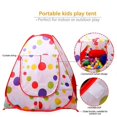 thumbnail image 4 of IM Beauty 3pc Kids Play Tent Crawl Tunnel Crawl Tunnel & Ball Pit with Basketball Hoop for Kids Toddlers, Indoor & Outdoor Playhouse, 4 of 7