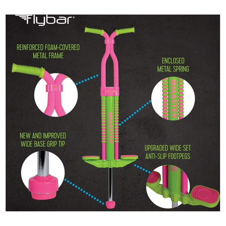 Flybar Master Pogo Stick for Boys and Girls Age 9 and Up, 80 to