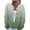 Green, variant on Fall Sweatshirt for Women 2025 Fashion Long Sleeve Button Coats Casual Gradient Jackets (Green,L)