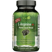 Irwin Naturals L-Arginine + Horny Goat Weed 75 Sgels