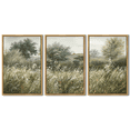 thumbnail image 6 of Drsoum Large 24x36in3pcs Natural Framed Vintage Country Meadow Field Wall Prints Classic Retro Farmhouse Landscape Wall Art Rustic Decorations for Living Room Bedroom, 6 of 6