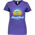 thumbnail image 3 of Inktastic Summer Enjoy the Sunshine Newport Beach Florida in Blue Women's V-Neck T-Shirt, 3 of 5