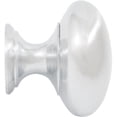 thumbnail image 5 of Stone Harbor Hardware Bi-Fold Closet Door Knob, 1-1/4 Inches, Satin Chrome, 5 of 5