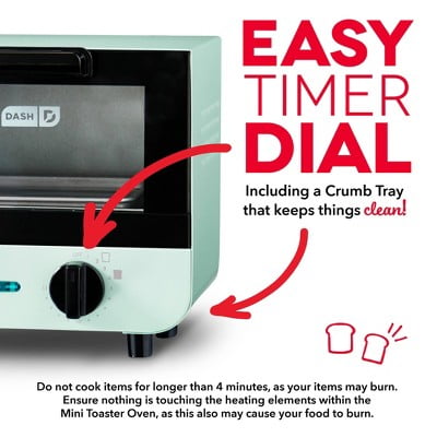 Mini Toaster Oven Aqua