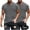 Gray, variant on Tnhcen Men's 2-piece Cotton T Shirts set Athletic Washed T-Shirts Basic Short Sleeveds Round Neck Top S-3XL
