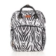 thumbnail image 1 of Mochila Pañalera ISADEN para bebé con cambiador cuna color Cebra, 1 of 7
