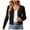 Black, variant on idosla Womens Cropped Cardigan Knit Shrugs for Dresses Tops V Neck Button Down Cardigans Sweaters (White, M)