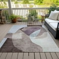 thumbnail image 3 of Dalyn Rugs Machine Washable Indoor/Outdoor Chantille ACN2058 Brown 2'6" x 3'10" Rug, 3 of 9