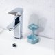 thumbnail image 5 of Juego de Porta cepillos de dientes, Copa de baño, A prueba de polvo, Drenaje de agua, Tapa de almacenamiento, Fregadero, Azul claro, 5 of 7