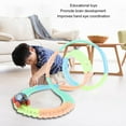 thumbnail image 4 of Race Car Track Set Glow In Dark Changeable Flexible Soft Race Car Track Building Toys For Boys Girls, 4 of 5