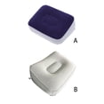 thumbnail image 4 of Injueey Almohada inflable para reposapiés, flocado, avión, coche, viaje, oficina, pierna arriba, relajante, reposapiés plegable debajo del Type2 NO2, 4 of 6