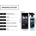 thumbnail image 6 of Car Window Ice Spray, 120ml Ice Removing Agent for Windshield Rearview Mirror, 6 of 9
