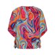 thumbnail image 4 of Fiudx Camisas para Mujer Blusa Informal de Manga Corta con Cuello En V y Botones Estampados para Mujer a La Moda, 4 of 5