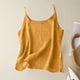 thumbnail image 2 of Vestidos Casuales Para Mujer, Blusas De Mujer De Moda Camisola de lino de color liso para mujer, 2 of 6