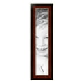 thumbnail image 2 of ArtToFrames 5" x 24" Matte Mahogany with Gold Accent Diploma Picture Frame, 5x24 inch Brown Wood Poster Frame (WOM-5109), 4 Pack, 2 of 6