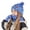 Blue, variant on HNMKIU Kids Winter Knit Scarf Mittens Set Cozy Toddler Outdoor Playset Soft Warm Three-Piece Accessory Ensemble Purple - One Size