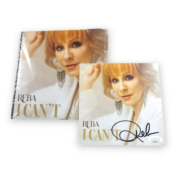 Reba McEntire Signed Autographed 45" Record Insert I Can't JSA COA