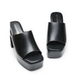 thumbnail image 4 of Women’s Chunky Platform Block Heel Mules, 4 of 7