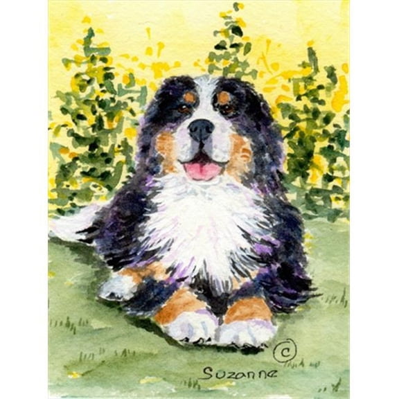 28 x 40 in. Bernese Mountain Dog House Size Canvas Flag