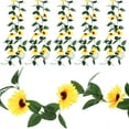 thumbnail image 4 of PAMINGONO 5Pcs Sunflower Garland Yellow Plastic for Home and Wedding Decorations, 4 of 8