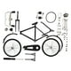 thumbnail image 3 of Bicicleta modelo bicicleta juguete estantería desmontable Diecast miniatura para bicicleta de cumpleaños negro desmontable Zulema Bicicleta en miniatura, 3 of 8