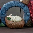 thumbnail image 5 of Hand Paint Resin Nativity Scene Display with Love / Family Letter Perfectly for Holiday Party Living Room Decorations, 5 of 9