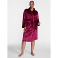 thumbnail image 2 of Joyspun Women's Plush Robe, Sizes S to 3X, 2 of 5
