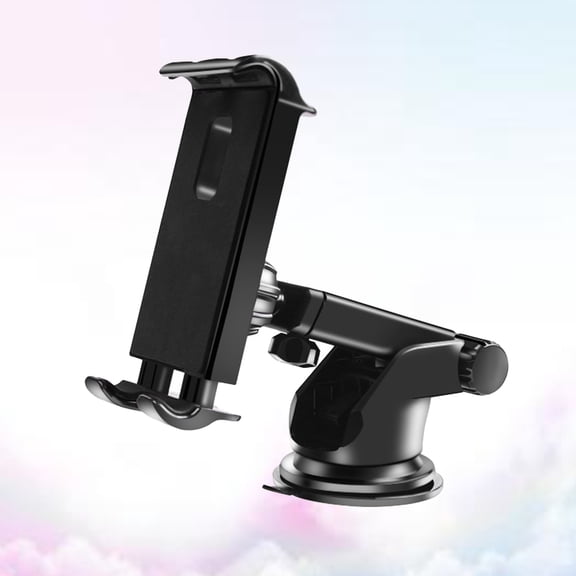 Mobutofu Car Smartphone Holder 360 Degree Rotation Stylish Compact for Car Black