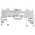 thumbnail image 4 of Placa de montaje de chasis de aluminio, soporte de transmisión de montaje de caja de cambios para coche Axial SCX24 1/24 RC, color plateado, 4 of 10