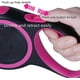 thumbnail image 3 of Dogs Retractable Leash 5m/16FT Lead Extendable Strong Heavy Duty Nylon Medium Puppy Leads Extension Leashes 20kg Dog Automatic No-Tangle Tape (Pink), 3 of 5
