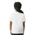 thumbnail image 4 of Gildan Youth Softstyle Cotton T-Shirt, Kids Short Sleeve Crewneck Shirt, White Tee, Size S, 4 of 5