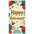 thumbnail image 2 of Happy Retirement Banner with Apple Decor Background Party Decors Retirement Celebration Photography Props Backdrop Decorations, 2 of 4