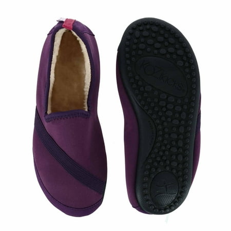 Fit Kicks Women's Solid Kozi Kicks Insulated Slippers | Walmart Canada