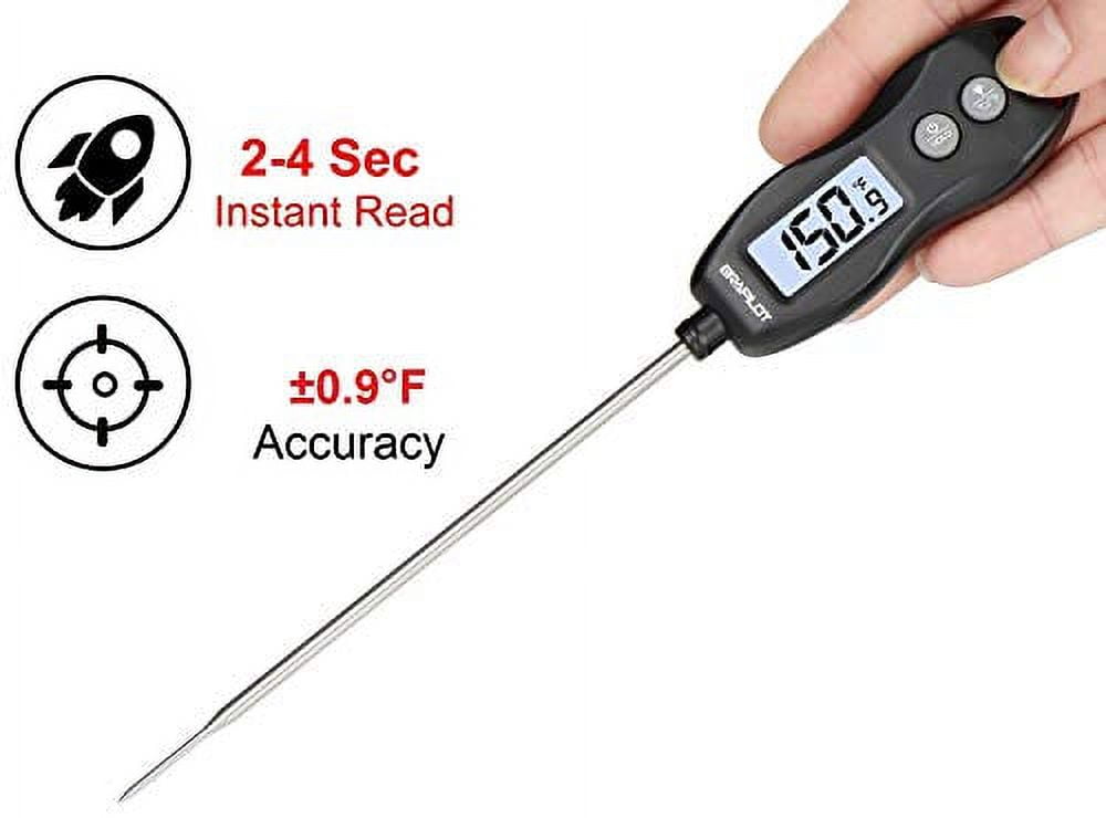 EEEkit Instant Read Meat Thermometer Red, 6.32x1.7x0.71in - Kroger