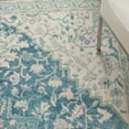 thumbnail image 6 of Nourison Tranquil Persian Ivory/Turquoise 5'3" x 7'3" Area Rug, (5x7), 6 of 8