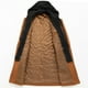 thumbnail image 5 of Abrigo de invierno para hombre, abrigo largo de lana cálido, abrigo de invierno de negocios, chaqueta de invierno para ocio con capucha extraíble, 5 of 5