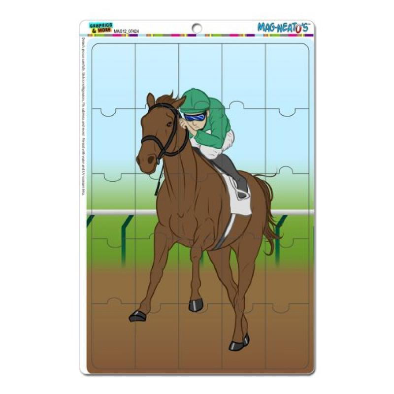 Horse Racing Jockey Magnet
