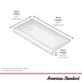 thumbnail image 7 of American Standard Bathing A8019T-LHO.020 Aspirations 60" X 30" Rectangular Shower Base -, 7 of 7