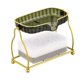 thumbnail image 3 of Jabonera Macarena Soporte de jabón multifuncional de 2 capas con contenedor de jabón Verde, 3 of 8